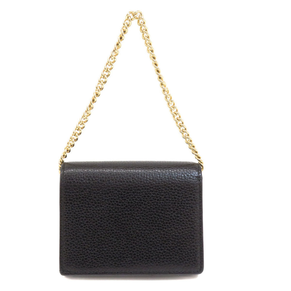 Gucci Zumi Bifold Wallet Chain Coin Purse Leather - Picture 2 of 9